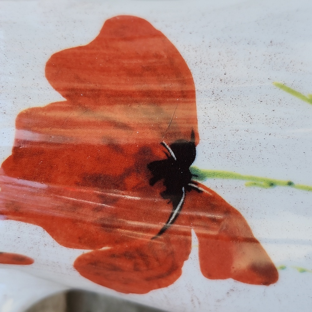 GTB HOME ITALIAN 72 OUNCE FLORAL POPPY PITCHER - Picture 6 of 11